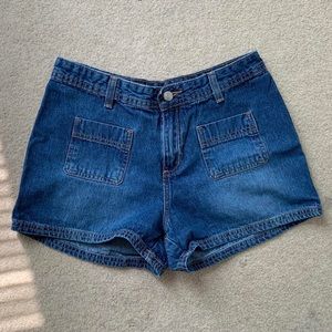 mini denim jean shorts by old navy